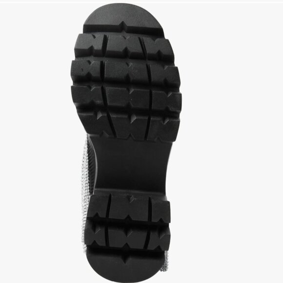 BLOOMFIELD RHINSTONE CRYSTAL BLING CHAINMAIL BOOTS - BLACK 7 - Picture 8 of 8